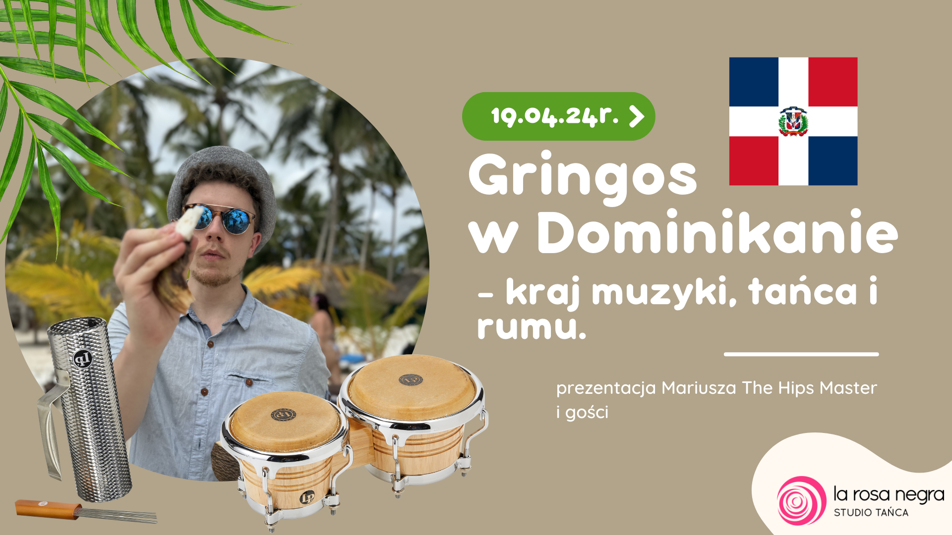Gringos w Dominikanie - kraj muzyki, tańca i rumu: prezentacja Mariusza i gości!